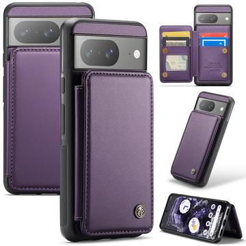 Google Pixel 8 Caseme C22 Case RFID Card Wallet - Violet