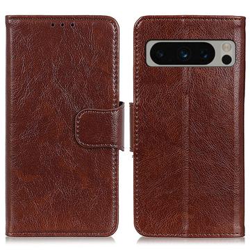 Husă Portofel Cu Funcție Stand Google Pixel 8 Pro - Elegant - Maro