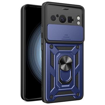 Husă Hibridă Google Pixel 8 Pro cu Inel Rotativ cu Ecran pentru Cameră