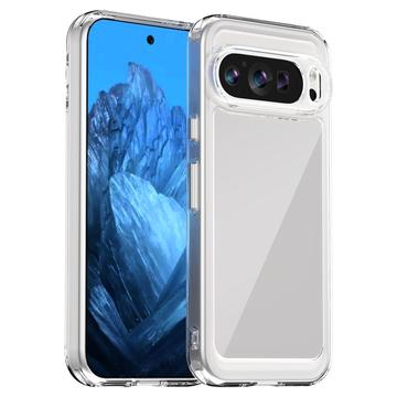 Husă Hibrid Google Pixel 9, Pixel 9 Pro - Anti-Shock - Transparent