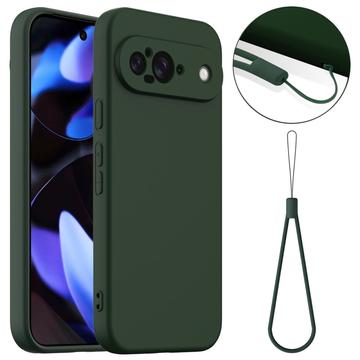 Husă Silicon Liquid  Google Pixel 9 - Compatibila MagSafe - Verde Închis