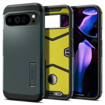Husă Google Pixel 9 Pro XL - Spigen Tough Armor - Verde Închis