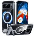 Husă Google Pixel 9 Pro XL Torras Pstand - Compatibilă MagSafe - Transparentă