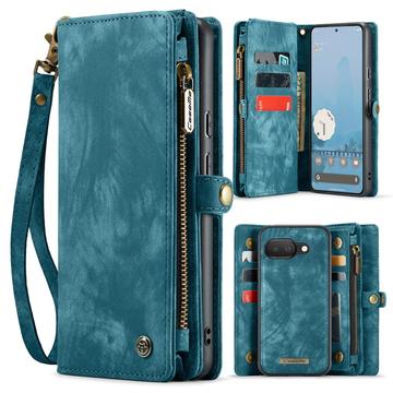 Husă Portofel Google Pixel 9a - Caseme 008 2-în-1 Multifunctional - Albastru
