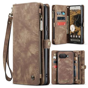 Husă Portofel Google Pixel 9a - Caseme 008 2-în-1 Multifunctional - Maro