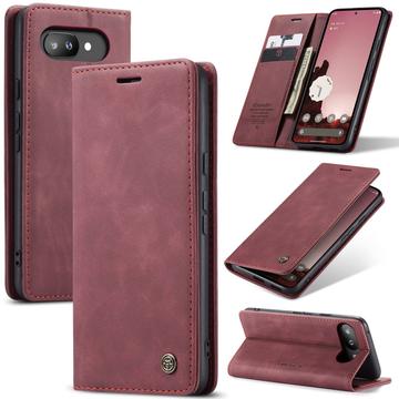 Husă Portofel Google Pixel 9a - Caseme 013 - Roșu Vin