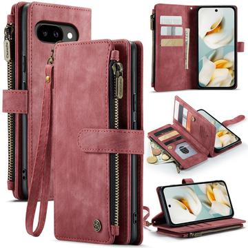 Husă Portofel Google Pixel 9a - Caseme C30 Multifunctional - Roșu