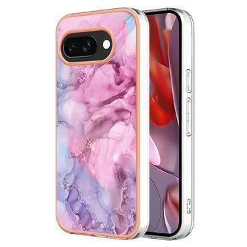 Husă TPU Google Pixel 9a - Marble Pattern Electroplated IMD