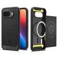 Husă TPU Google Pixel 9a - Spigen Rugged Armor Mag - Negru
