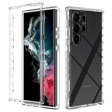 Husă hibridă Samsung Galaxy S23 Ultra 5G - Gradient Series - Transparentă