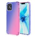 Husă TPU iPhone 15 - Gradient Antișoc - Albastru / Roz