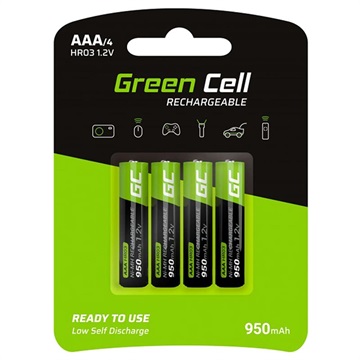 Baterii AAA reîncărcabile Green Cell HR03 - 950mAh - 1x4
