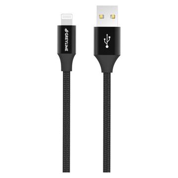 GreyLime Cablu USB-A / Lightning cu împletitură împletită - certificat MFi - 1m