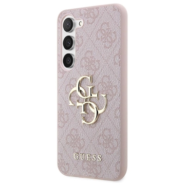 Husă Hibrid Samsung Galaxy S23 5G - Guess 4G Big Metal Logo - Roz