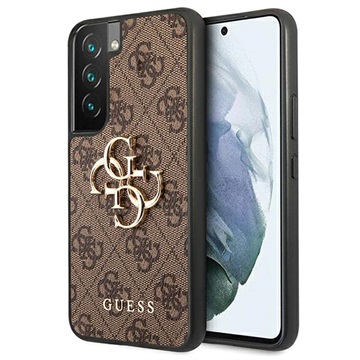 Husă Hibrid Samsung Galaxy S22 5G - Guess 4G Big Metal Logo - Maro