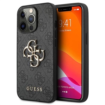 Husă Hibrid iPhone 13 Pro Max - Guess 4G Big Metal Logo - Negru