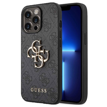 Husă Hibrid iPhone 14 Pro - Guess 4G Big Metal Logo - Gri