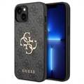 Husă Hibrid iPhone 15 - Guess 4G Big Metal Logo - Gri