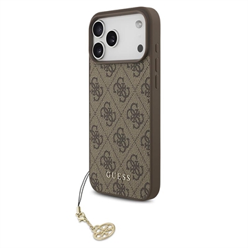 Husă hibridă iPhone 17 Pro Max Guess 4G Charm - compatibilă cu MagSafe
