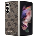 Husă Hibrid Samsung Galaxy Z Fold5 - Guess 4G Charms Collection - Maro