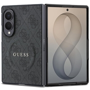 Husă inelară colorată Guess 4G Samsung Galaxy Z Fold8 - Compatibil MagSafe - Negru