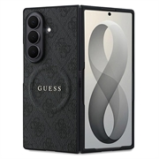 Husă inelară colorată Guess 4G Samsung Galaxy Z Fold8 Ultra - Compatibil MagSafe - Negru