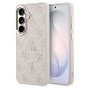 Husă Samsung Galaxy S26 Guess 4G Gold Frame - Compatibilă cu MagSafe - Roz