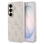 Husă Samsung Galaxy S26+ Guess 4G Gold Frame - Compatibilă cu MagSafe - Roz