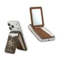 Suport magnetic pentru carduri Guess 4G Oglindă cu funcție de suport - Maro