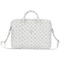 Geantă pentru laptop Guess 4G Peony - 16" - alb