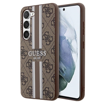 Husă Hibrid Samsung Galaxy S23+ 5G - Guess 4G Printed Stripe - Maro