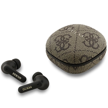 Guess 4G Script Logo ENC Căști True Wireless - maro