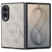 Husă magnetică Samsung Galaxy Z Fold8 Guess 4G Script Metal Logo - Roz