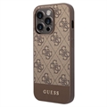 Husă Hibrid iPhone 14 Pro Max - Guess 4G Stripe - Maro