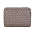 Husă pentru laptop Guess 4G Zipper Pocket Triangle Logo - 14" - Maro