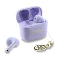 Guess Charm Căști True Wireless cu efect lucios și logo clasic imprimat - Violet