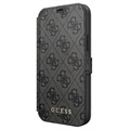 Husă iPhone 12/12 Pro - Guess Charms Collection 4G - Gri