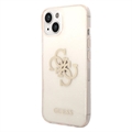 Husă Hibrid iPhone 14 Plus - Guess Glitter 4G Big Logo - Auriu