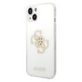 Husă Hibrid iPhone 14 Plus - Guess Glitter 4G Big Logo - Transparent