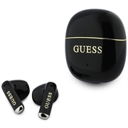 Căști fără fir Guess Gold Line Glossy Classic Logo TWS - Negru