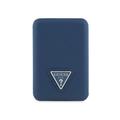 Guess Grained Triangle Logo MagSafe compatibil Powerbank 5000mAh - Albastru