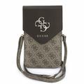 Geantă pentru telefon Guess Graines 4G & Classic Logos - Maro