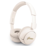 Guess Metal Logo Script Bluetooth 5.3 Căști On-Ear - Bej