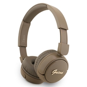 Guess Metal Logo Script Bluetooth 5.3 Căști On-Ear - maro