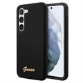 Husă Silicon Samsung Galaxy S23 5G - Guess Metal Logo - Negru