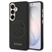 Husă Samsung Galaxy S26 Guess Perforated 4G Logo - Compatibilă cu MagSafe - Negru