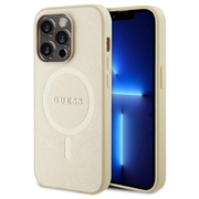 Husă Hibrid iPhone 15 Pro - Guess Saffiano - Compatibil MagSafe