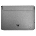 Husă Laptop - Guess Saffiano Triangle Logo - 16" - Argintiu
