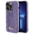 Husă iPhone 15 Pro Max - Guess Sequin Script Logo - Violet