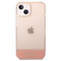 Husă Hibrid iPhone 14 Plus - Guess Translucent - Roz